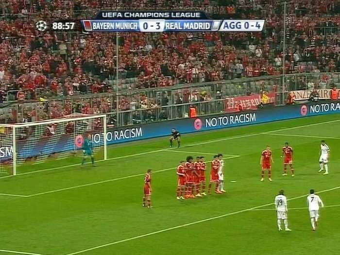 Cristiano Ronaldo Scores With A Clever Mind Game On A Free Kick
