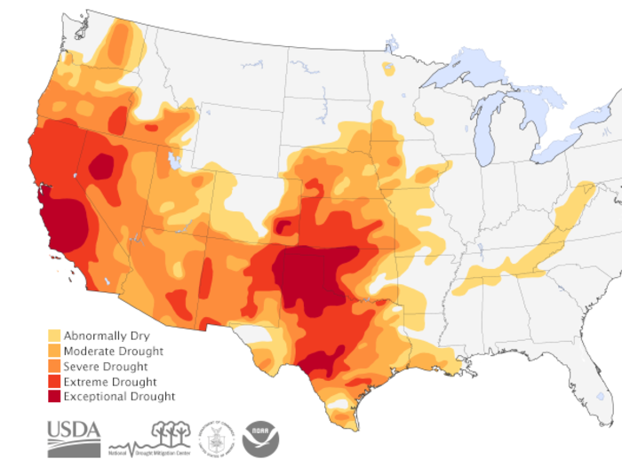 Half Of The US Is In A Drought 