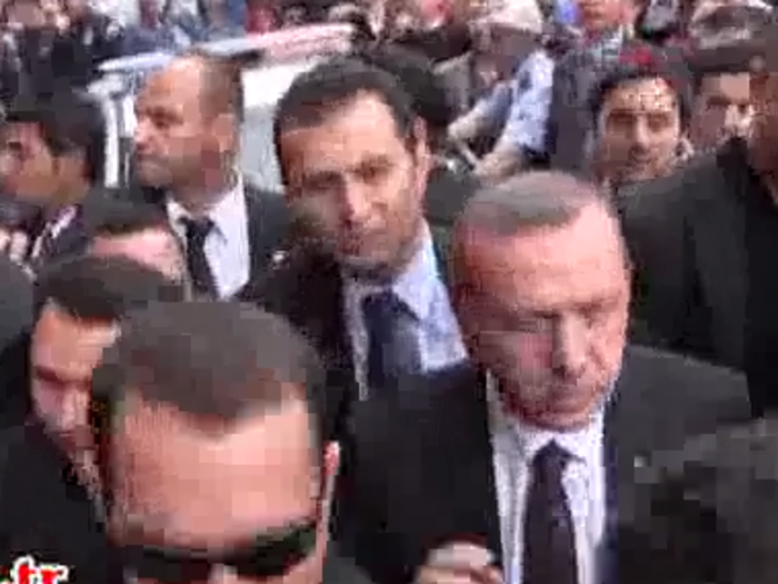 Watch Turkey's Prime Minister Apparently Going Ballistic On Protestors