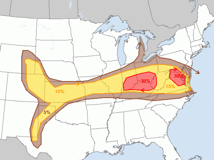 Today's Uncanny Weather Map Looks Like A Shark