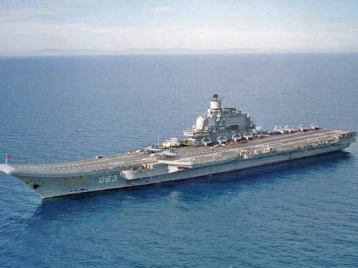 Russia's Air Craft Carrier Crossed Into A NATO Member State's Territory With Total Impunity