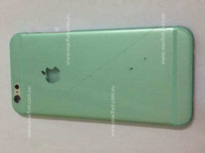 Here's The Latest Photo Of Apple's New iPhone 6 ... And It's Green?