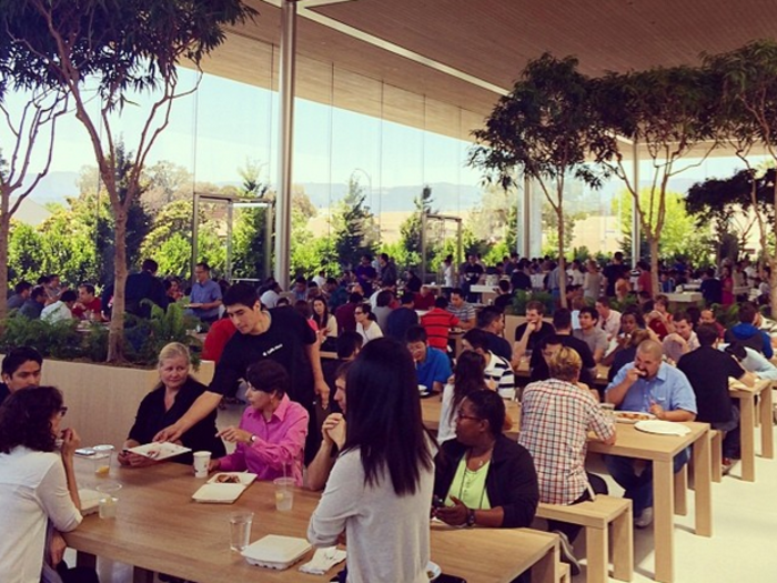 Apple Opened A Gorgeous - And Exclusive - New Cafeteria In Cupertino This Week