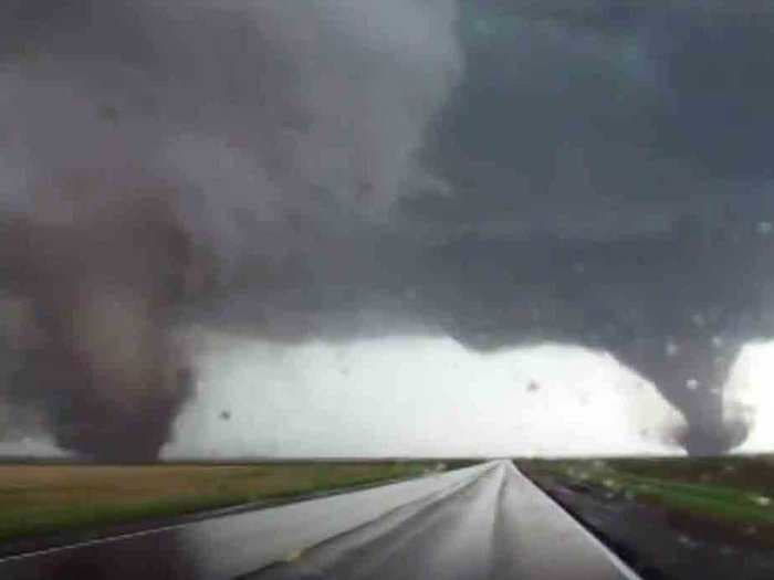 Storm Chasers Captured Incredible Video Of Twin Tornadoes Ripping Up The Nebraska Countryside