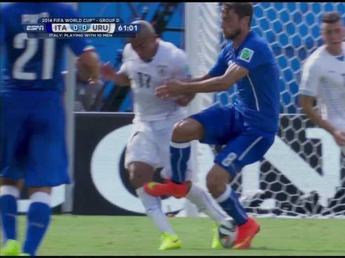 Italy Picked Up A Foolish Red Card And Now May Be Eliminated From The World Cup