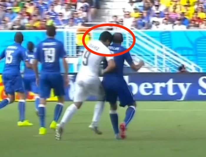 Luis Suarez Apologizes For Biting Italian Player Giorgio Chiellni 