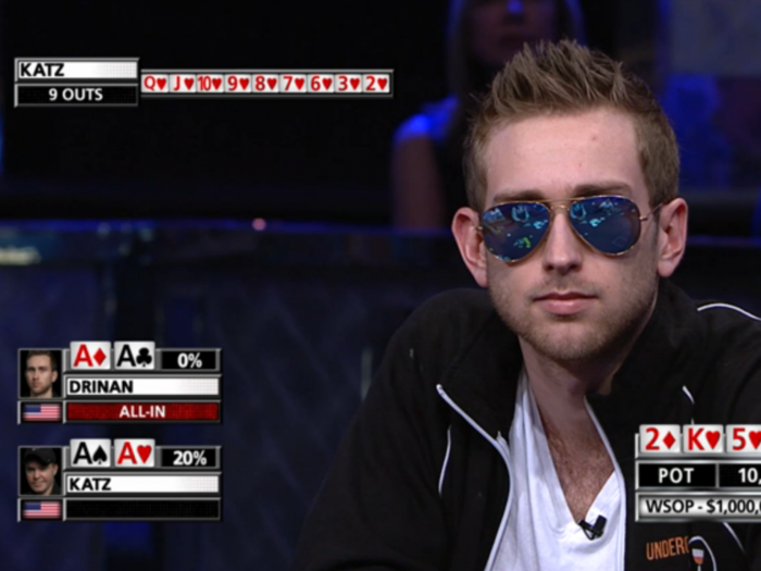 Poker Player Gets Knocked Out Of A $1-Million Tournament With An Unreal Bad Beat