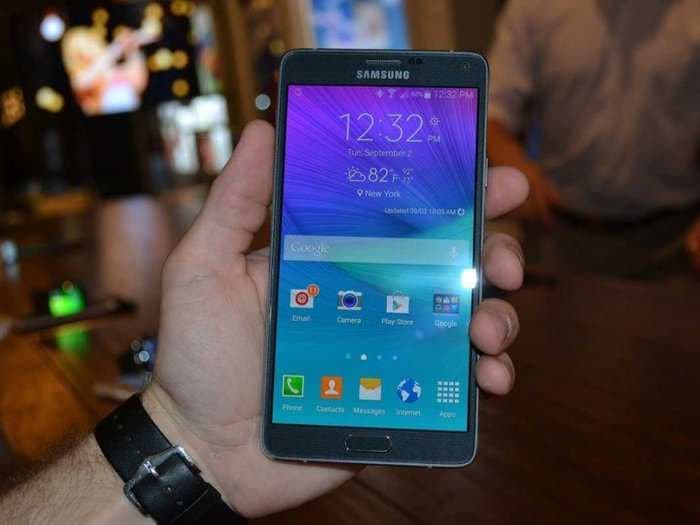 This Is Samsung's New Gigantic Smartphone - The Galaxy Note 4