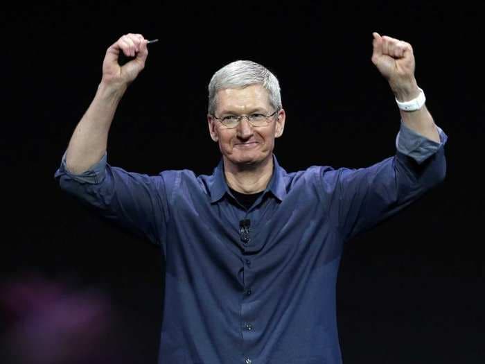 Tim Cook Overheard After Apple's Event: I Feel 'Victorious'