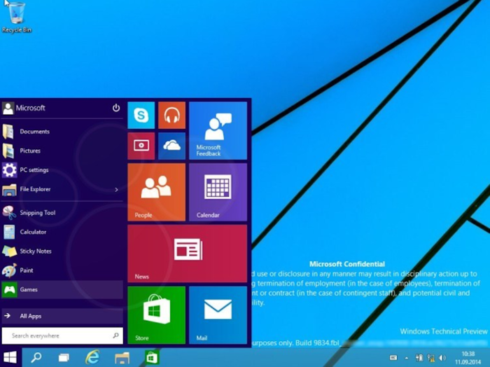 Leaked Windows 9 Screenshots Might Provide Our Best Look Yet At Microsoft's New Start Menu And Desktop