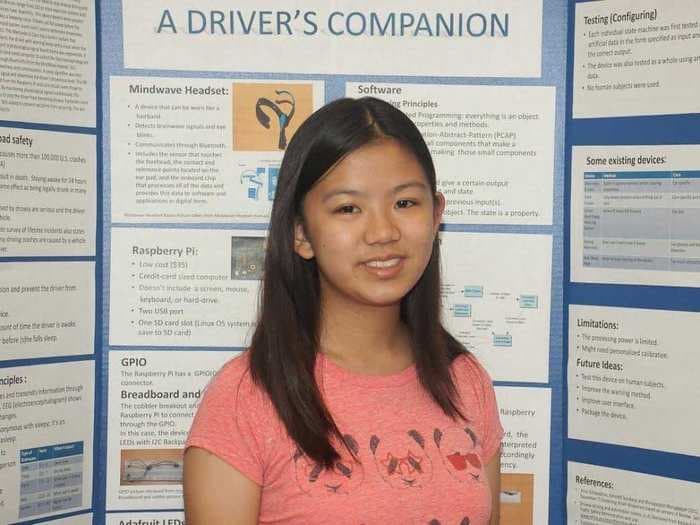 Teenage Girl Uses Brain Waves To Detect Deadly Drowsy Driving