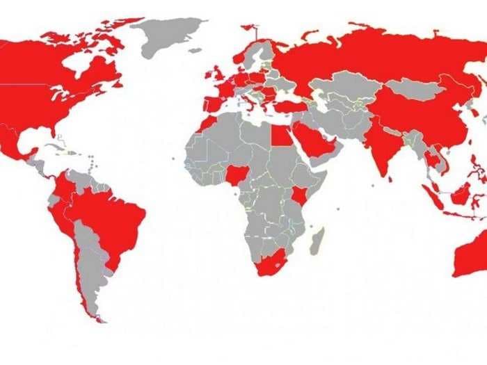 This Maps Reveals Uber's Aggressive Plans For World Domination