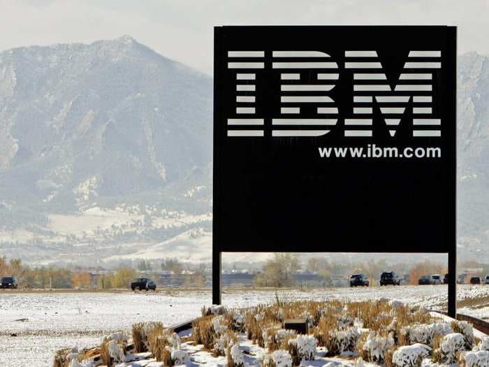 IBM SHARES ARE TANKING