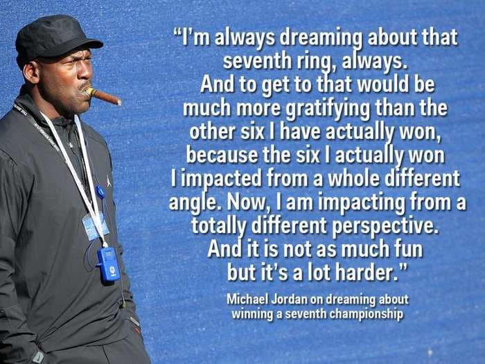 Michael Jordan Explains Why Winning A Championship As An Owner Would Be More Gratifying Than Any He Won As A Player