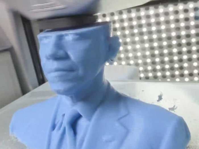Watch The Smithsonian 3-D Print President Obama 
