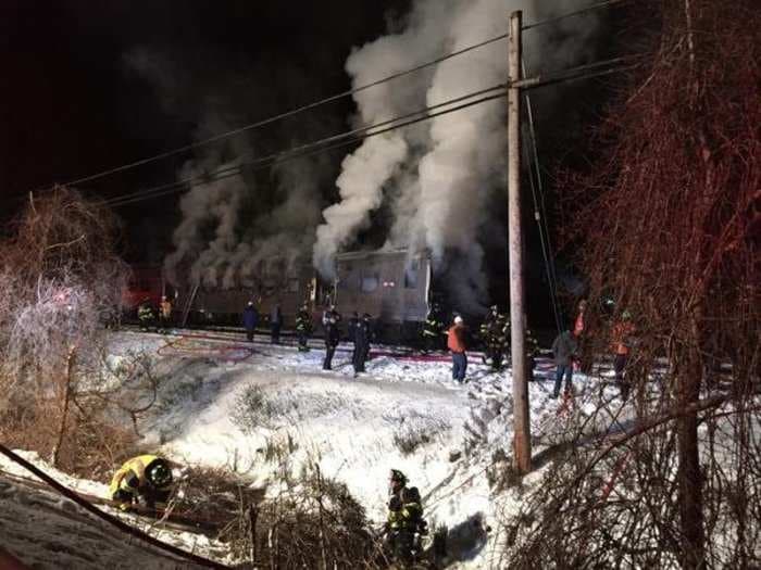 At least 6 killed after New York City commuter train hits vehicle