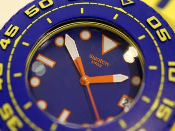Swatch says its own smartwatch will be available by April - just in time to compete with the Apple Watch
