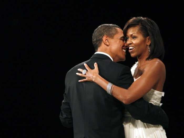 28 Romantic photos of Michelle and Barack Obama