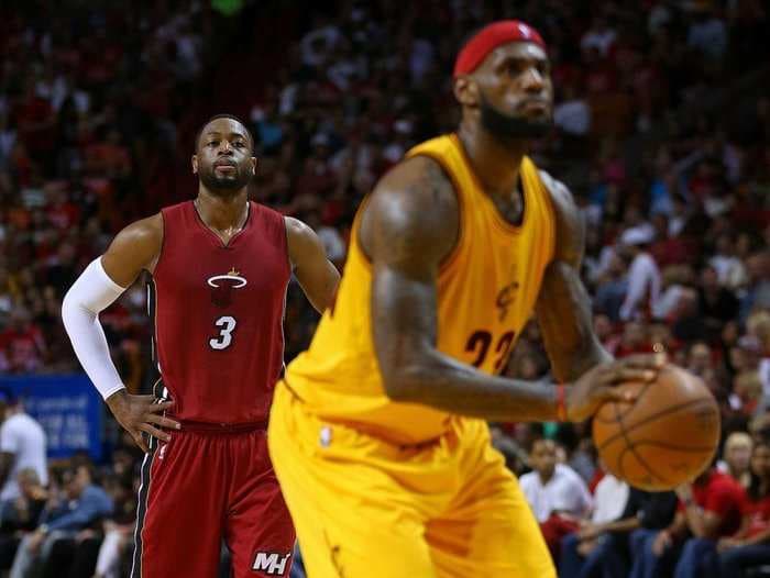 LeBron James is on pace to face the Miami Heat in what would be the most anticipated first-round NBA playoff series ever