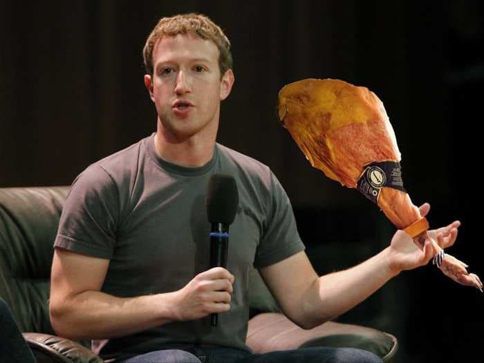 Security once shredded a ham someone sent Mark Zuckerberg because they thought it was a bomb