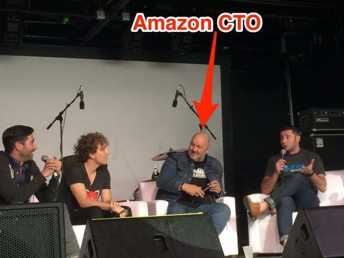 Amazon's CTO got hilariously shut-down when he tried to describe the company as a startup