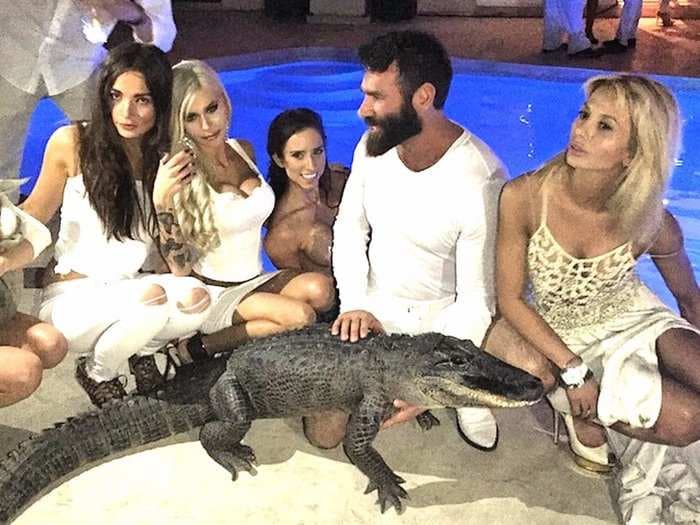 The King of Instagram had a party with alligators and mermaids