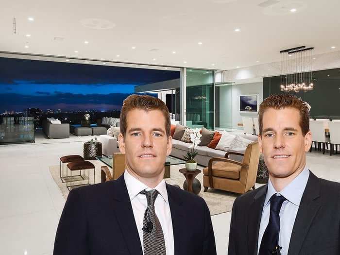 Take a tour of the Winklevoss twins' stunning Los Angeles mansion, which you can rent for $150,000 a month