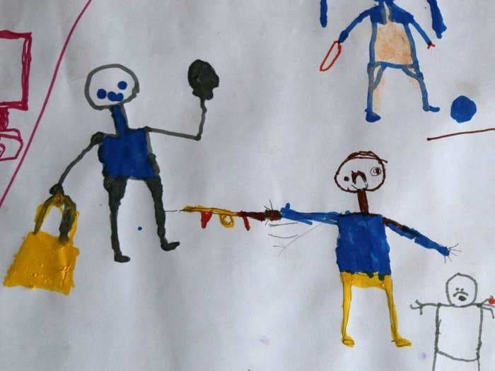 15 heartbreaking drawings by child victims of Nigeria's deadly Boko Haram