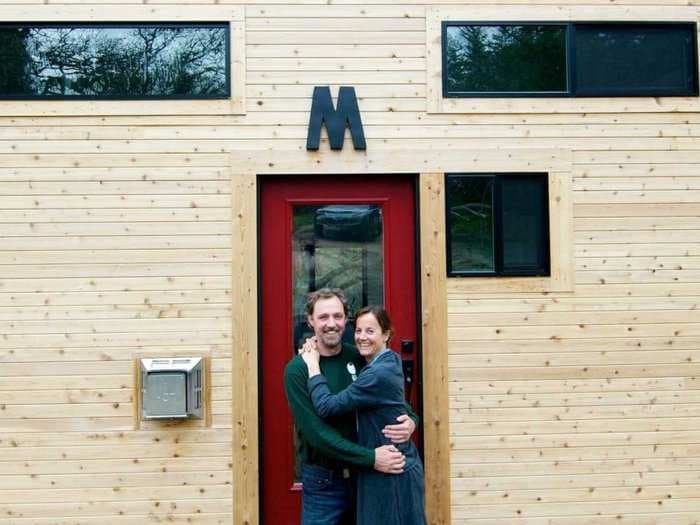 This couple gave up 90% of their possessions and sold their dream house to build this incredible tiny home they absolutely love