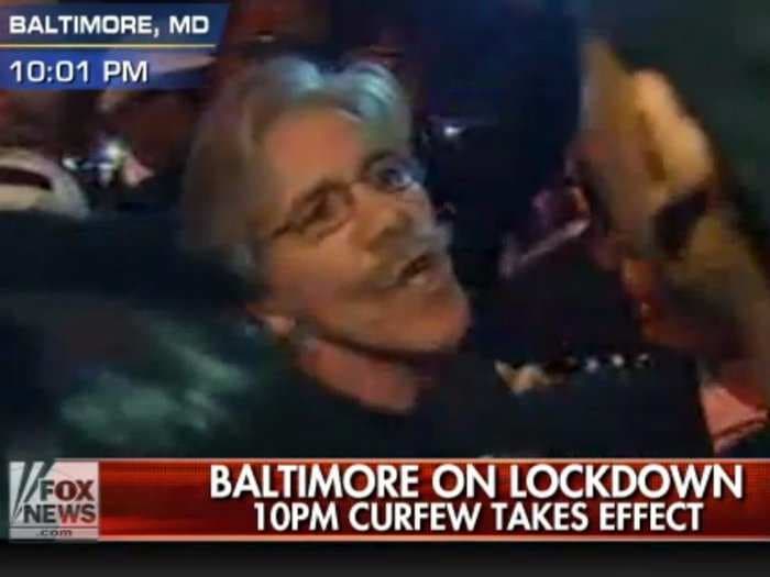 Geraldo Rivera has on-air fight with Baltimore protester