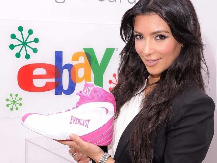 Before she was famous, Kim Kardashian had a successful eBay business