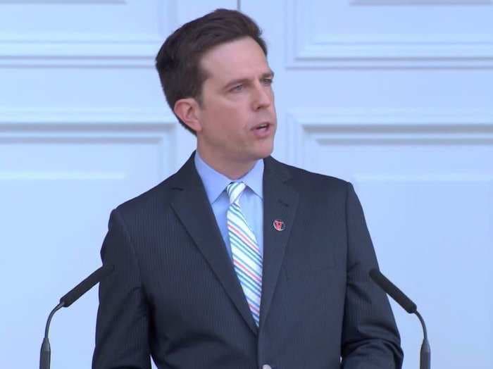 Actor Ed Helms skewered Rolling Stone during his UVA graduation speech