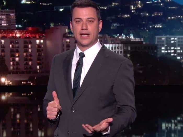 Jimmy Kimmel gave the best, teary tribute to his idol David Letterman last night