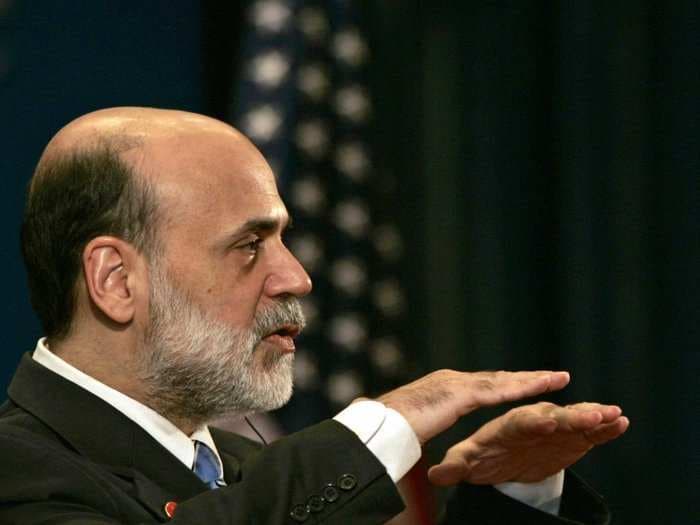 Ben Bernanke thinks stocks might be cheap