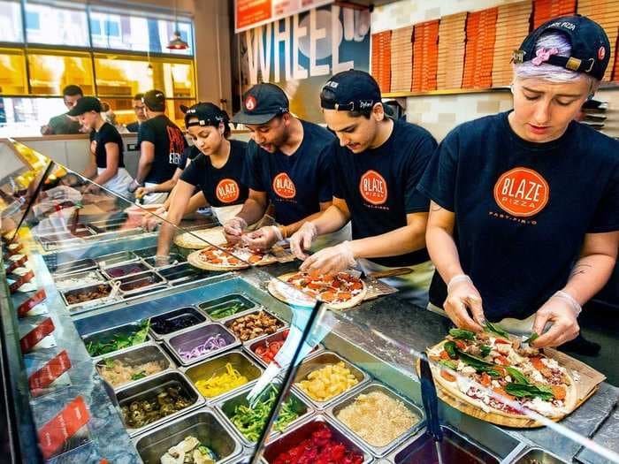 The CEO of a Chipotle-style pizza chain says he'll destroy chains like Pizza Hut, Domino's, and Papa John's the way Netflix destroyed Blockbuster