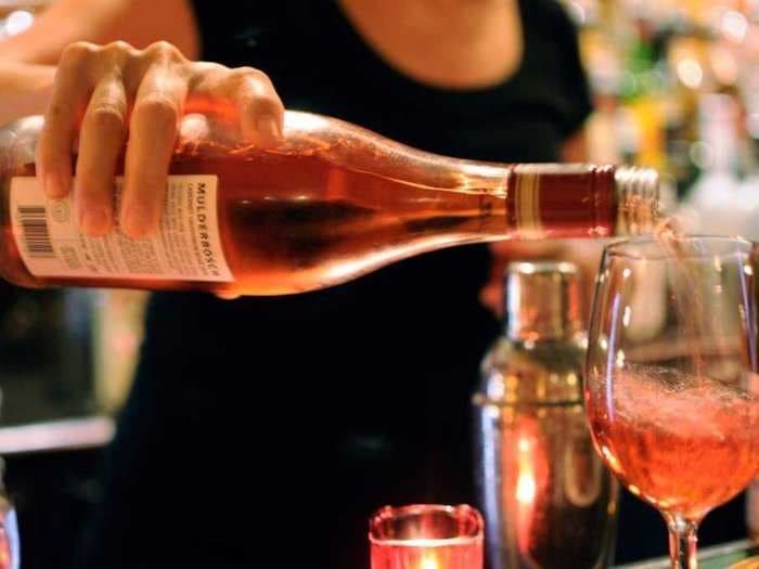 Guys are no longer ashamed to down a bottle of rose with their bros