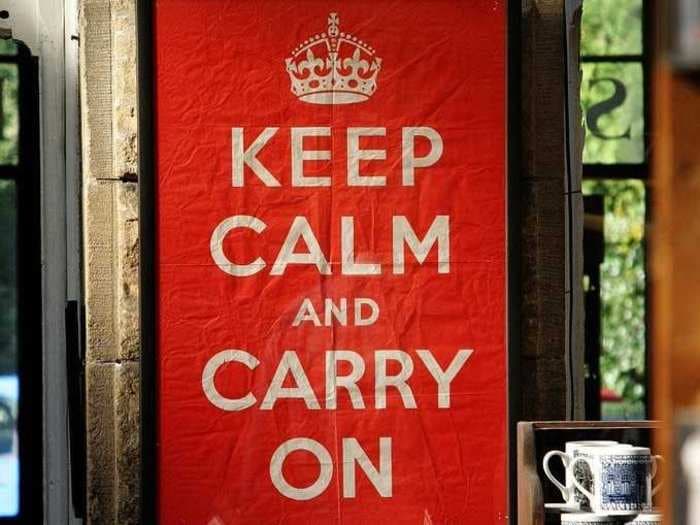 The surprising history and quintessentially British meaning of 'Keep Calm and Carry On'
