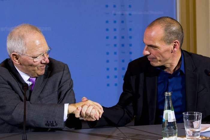 Schauble told Greece: 'How much money do you want to leave the euro?'