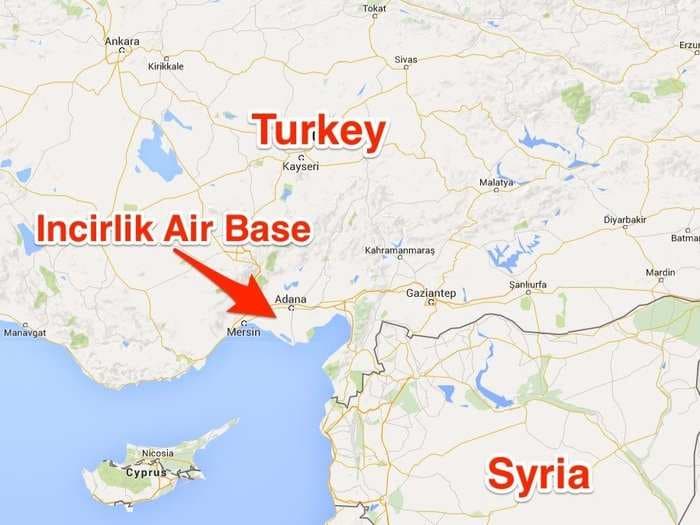Turkey grants access to a strategic air base for US assets to bomb ISIS