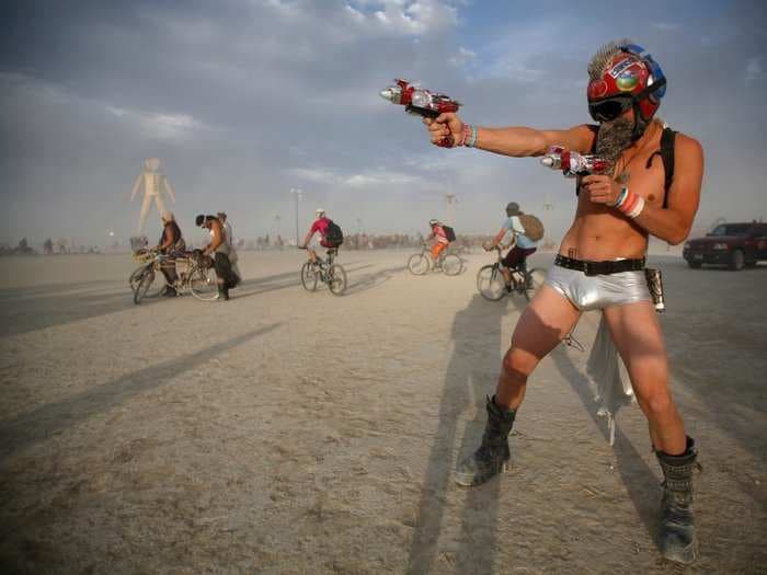 Anti-tax crusader Grover Norquist says he's going back to Burning Man - with a surprising guest
