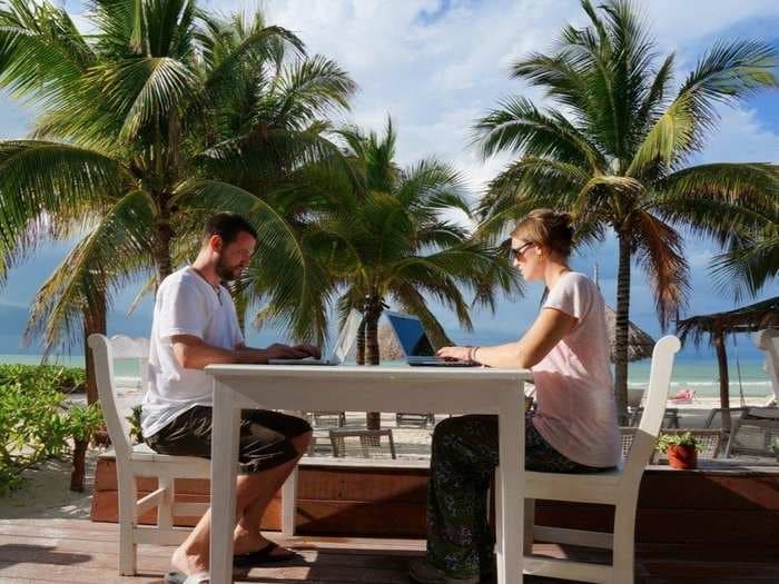 A couple who ditched their 9-5 jobs years ago to travel the world explain how they afford it