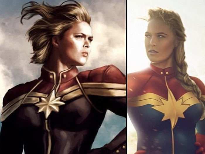 Ronda Rousey had a clever way of showing she's right for the lead in 'Captain Marvel'