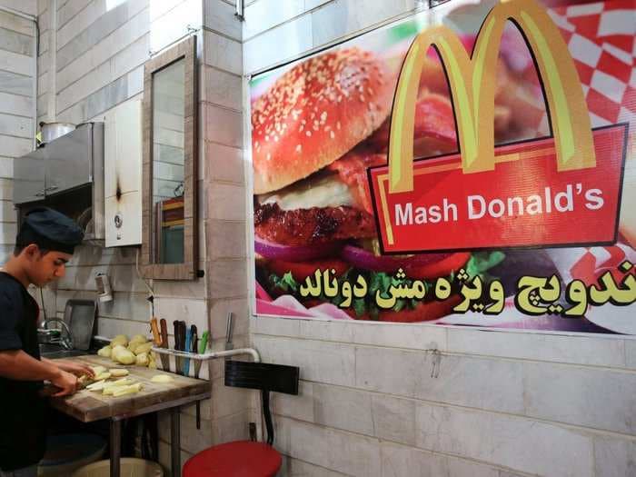 Iran's supreme leader is not happy about this McDonald's knockoff in Tehran