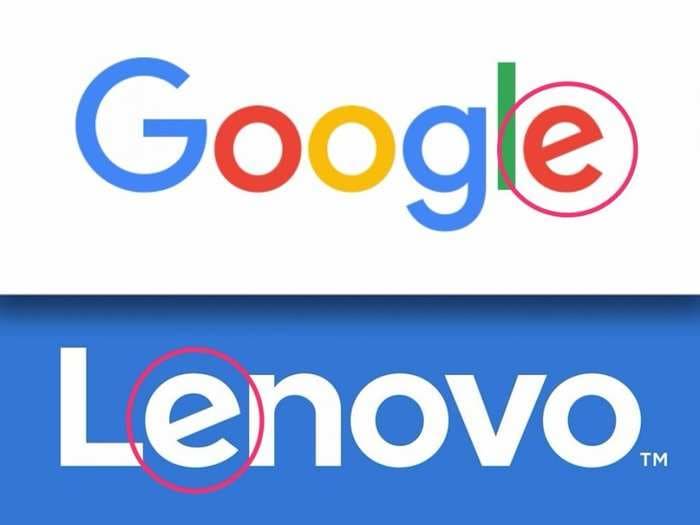 One feature of Google's new logo looks very similar to another major tech brand's design