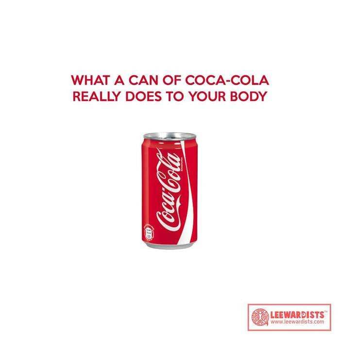 You won’t believe what a can of Coca-Cola can do to
your body