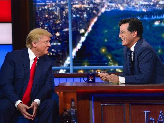 Donald Trump gives Stephen Colbert's 'Late Show' a big ratings boost