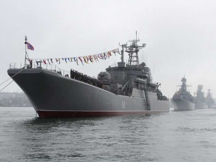 Russia is moving into the eastern Mediterranean for naval exercises