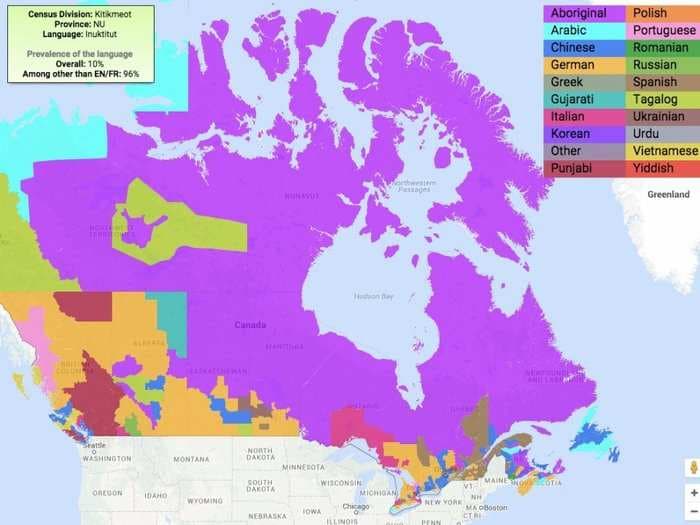 Here are the most-common spoken languages in Canada - that aren't English or French