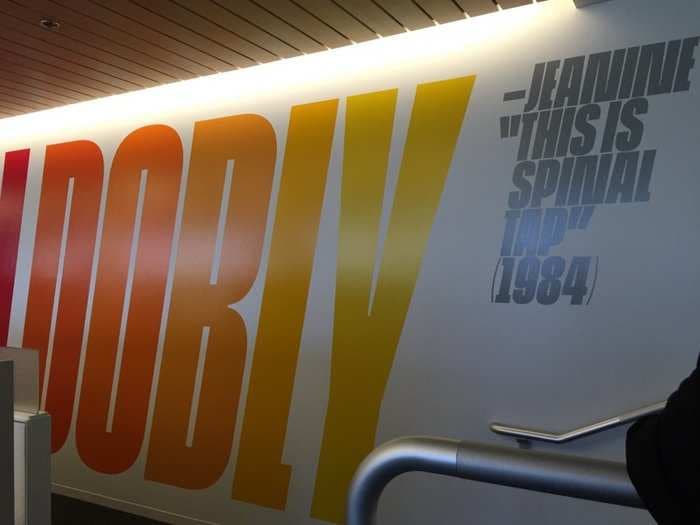 Dolby has an amazing joke from 'Spinal Tap' memorialized in its new headquarters