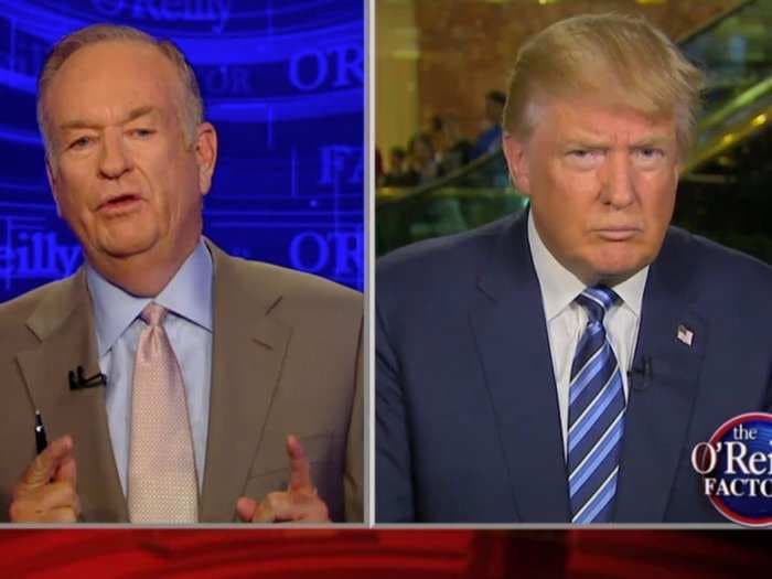 Bill O'Reilly confronts Donald Trump after Fox News boycott: 'You have to be kind of presidential'